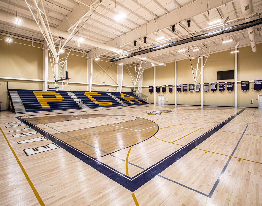 Palmetto Christian Academy Student Life Center interior gym
