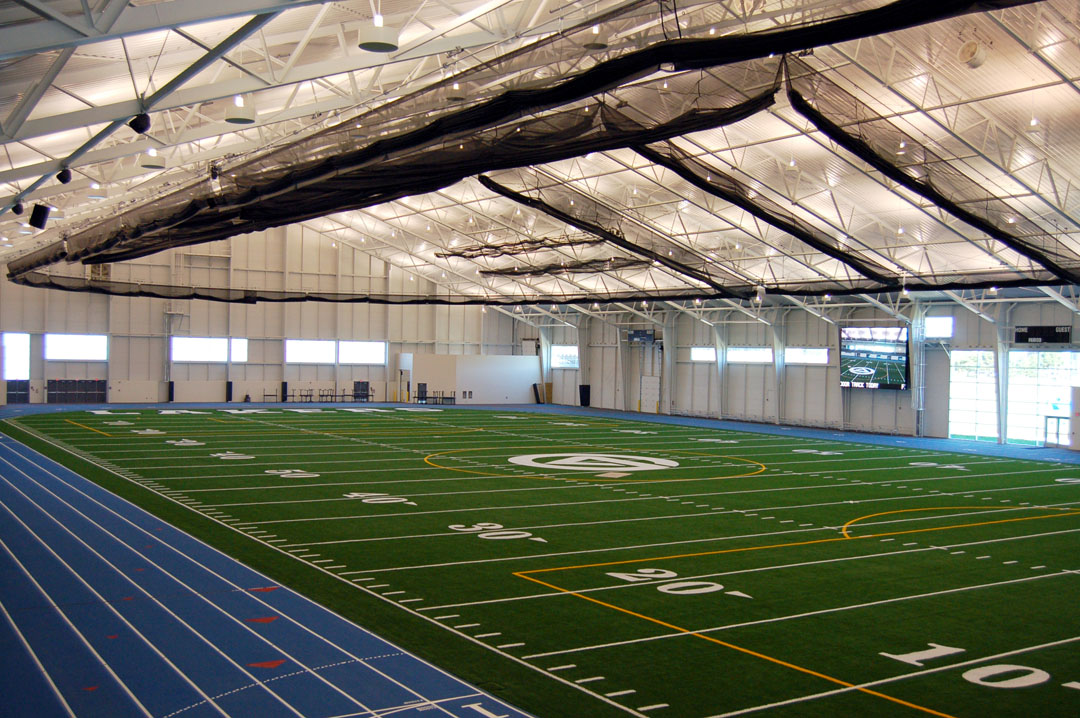 GVSU Kelly Family Sports Center interior football field