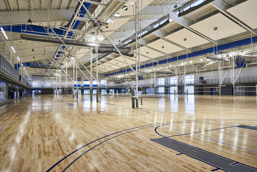 Hoover Sportsplex The Findley Center interior courts
