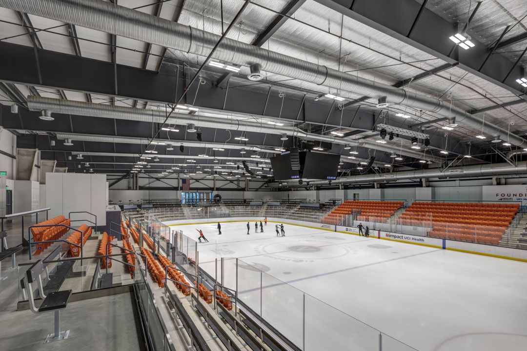 Great Park Ice and Five Point Arena interior rink