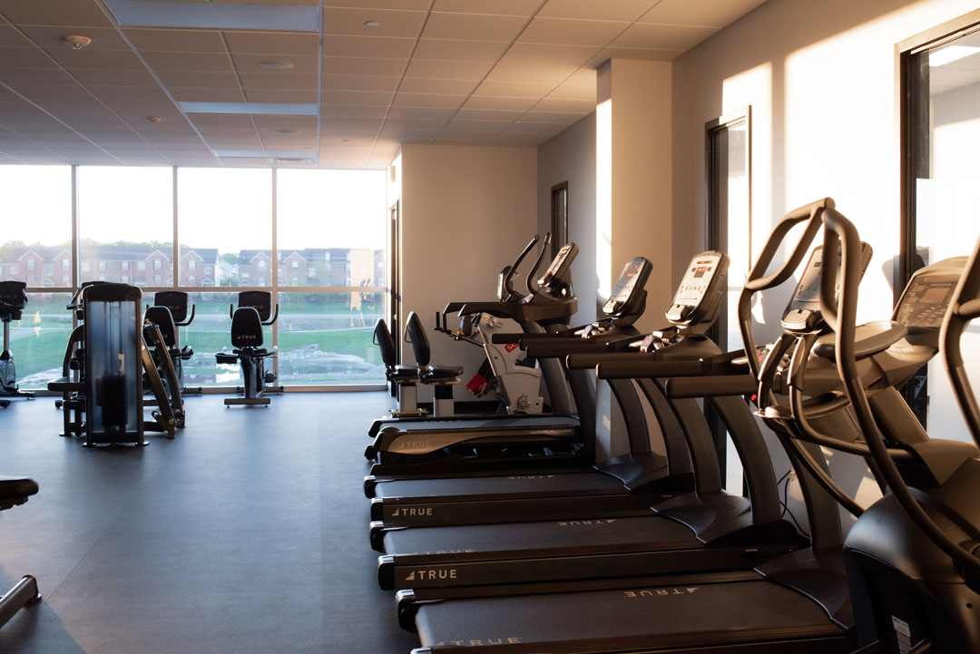 Oceola Community Center interior workout facility 