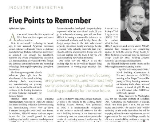MCN Chairman's Column March