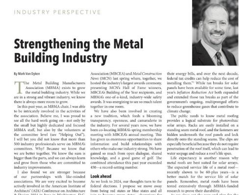 Metal Construction News - December 2023
