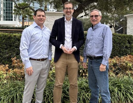 Dr. Schafer with JP Cardin and Dustin Cole