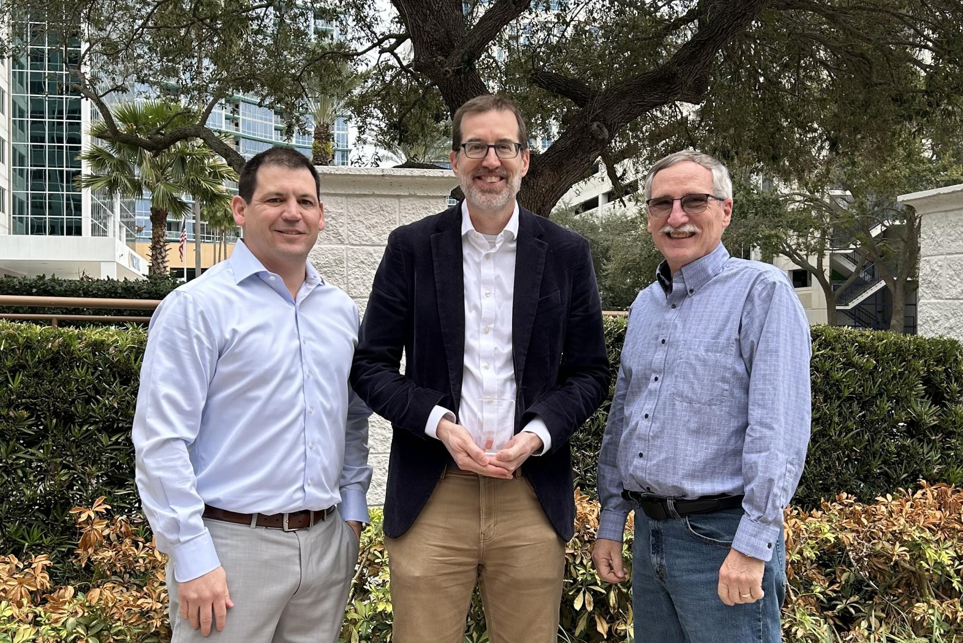 Dr. Schafer with JP Cardin and Dustin Cole